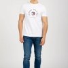 T-shirt Tommy Hilfiger koszulka męska z okrągłym dekoldem biały